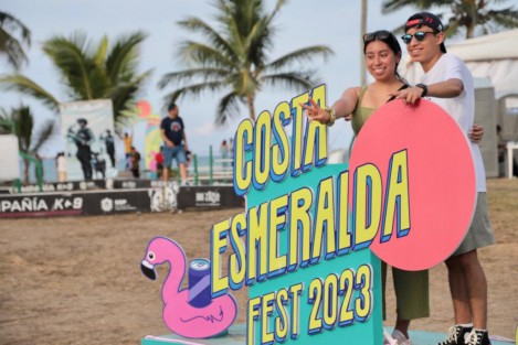 Éxito se reporta en el Costa Esmeralda Fest 2023.  En unos días se dará a  conocer  la derrama económica generada con  este evento.  