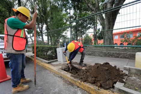  En seguimiento a los acuerdos signados el día de ayer ante autoridades y alumnado de la Facultad de Economía, Geografía y Estadística de la Universidad Veracruzana (UV), y por instrucciones del presidente municipal Ricardo Ahued Bardahuil, personal de las direcciones de Alumbrado Público y Obras Públicas iniciaron los trabajos para la mejora de las condiciones de seguridad vial en las avenidas Manuel Ávila Camacho y Xalapa.