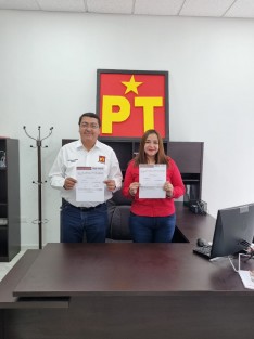 Se llevó a cabo el registro oficial del Diputado Ramón Díaz Ávila y Dinorah Navarrete Enríquez, cómo aspirantes a Coordinador (a) Estatal de los Comités de Defensa de la 4T.