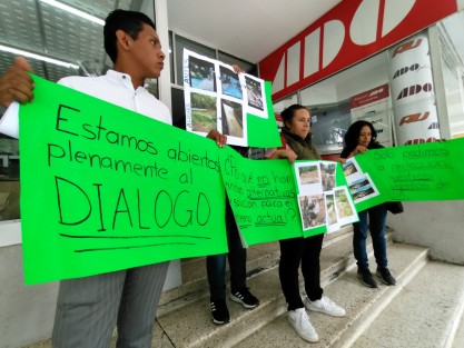 Habitantes de la localidad La Laguna, municipio de Coatepec, exigen a las autoridades ambientales proteger sus yacimientos de agua, lo que han solicitado en reiteradas ocasiones.