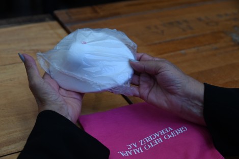 Integrantes de la asociación civil Grupo Reto Jalapa anunciaron actividades a propósito del mes de sensibilización sobre el cáncer de mama.
