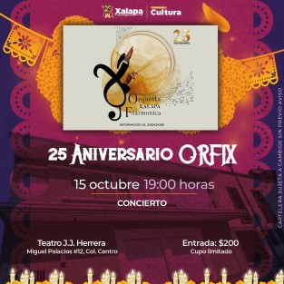 La dirección de Cultura del Ayuntamiento de Xalapa invita a dos eventos que tendrán lugar en el IMAC este domingo. A las 16:00 hrs el Encuentro de Rondallas, con entrada libre. A las 19:00 hrs concierto de la Orfix, con boleto pagado. 