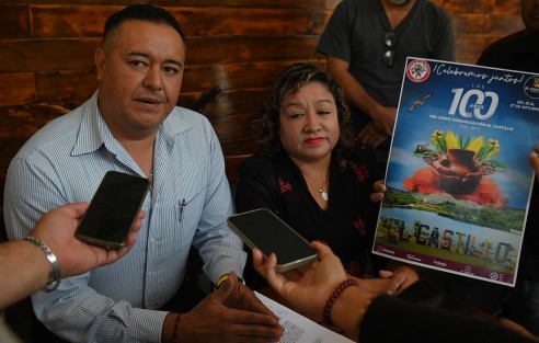 El agente municipal de El Castillo invitó al festejo de los 100 años del Ejido, del 25 al 27 de octubre. 
