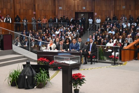 Este viernes se realizó la primera comparecencia para la glosa del Quinto Informe de Gobierno; la ronda la inició la Secretaría de Gobierno, cuyo encargado de despacho es Carlos Alberto Juárez Gil.