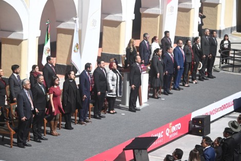 El mandatario estatal destacó el manejo con austeridad y honestidad de los recursos, se logró un récord de obras en Veracruz. 