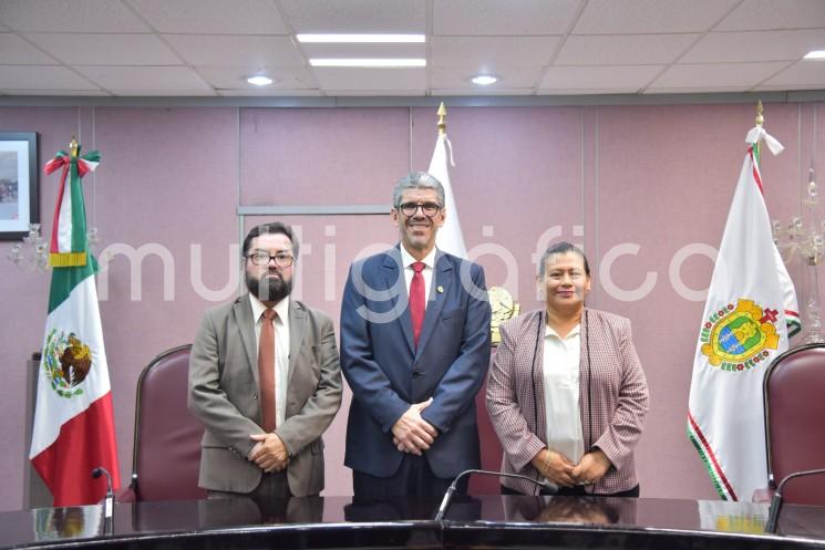 Ante la comisión respectiva, expuso el secretario de Desarrollo Económico  y Portuarii, Enrique Nachón García los logros alcanzados durante el ejercicio 2023.