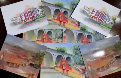 Como parte de los beneficios para los ganadores de los tres primeros lugares, Dafne Monserrat Aguilar, Cano Hugo Aguilera y Jesús Ricardo Mota Cortés, se elaboraron postales con sus obras, mismas que serán distribuidas a través de los módulos de información turística del Ayuntamiento.  