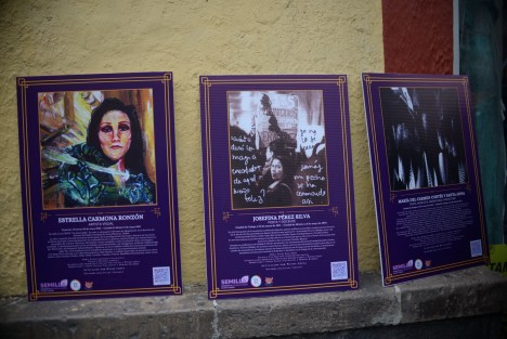 La activista Wendy López solicitó al Cabildo de Xalapa que se haga de manera formal el nombramiento de la calle Xalapeñas Ilustres  para lo cual colocó placas de xalapeñas reconocidas a un costado del centro recreativo de la ciudad. 