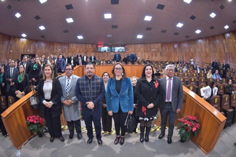 En cumplimiento de lo dispuesto en el Artículo 33 fracción XXXIII de la Constitución Política local y Artículo 40 de la Ley Orgánica del Poder Legislativo, la Comisión Permanente de Hacienda del Estado, recibió  la comparecencia de la titular de la Contraloría General del Estado (CGE), Mercedes Santoyo Domínguez.