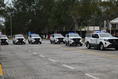 Banderazo Nacional para el Inicio del Operativo Vacacional de Invierno 2023. Evento encabezado por el gobernador Cuitláhuac García Jiménez y el secretario federal de Turismo, Miguel Torruco, en la base naval de Antón Lizardo.