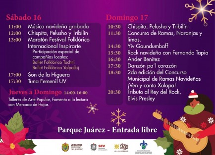 Continúan las presentaciones en la Villa Artística del parque Juárez de Xalapa, este fin de semana. 
