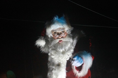Santa Claus is coming to town.