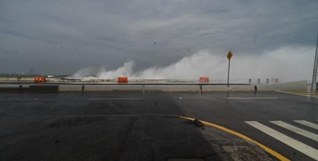 El Frente Frío número 25 ha dejado rachas máximas de 97.3 kilómetros por hora en la zona conurbada de Veracruz- Boca del Río