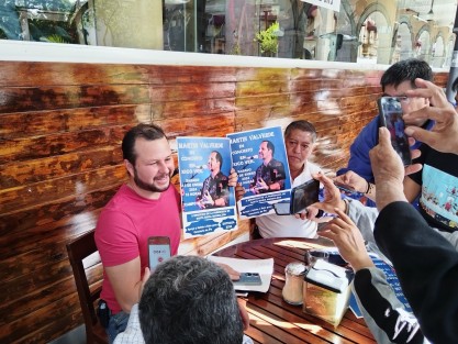 Anuncian la presentación de Martin Valverde en Xico,   en el campo deportivo de Béisbol, el dia sábado 13 de enero 2024 .