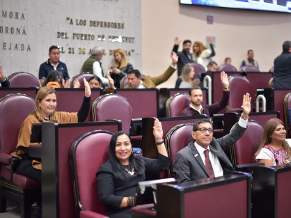 El Pleno de la LXVI Legislatura aprobó el calendario de comparecencia de las y los titulares de los organismos autónomos de la entidad ante esa Soberanía, que comprende del 24 al 26 del presente mes. 
