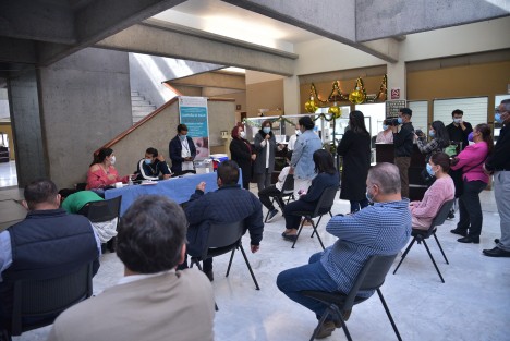 Con la presencia de la presidenta de la Mesa Directiva de la LXVI Legislatura, diputada Adriana Esther Martínez Sánchez, y de la presidenta de la Comisión Permanente de Salud y Asistencia, diputada Margarita Correo Mendoza, el Servicio Médico de este Congreso, a cargo de la doctora Claudia del Rosario García Pérez, llevó a cabo la primera campaña de salud de este año dirigida al personal del Poder Legislativo del estado. 