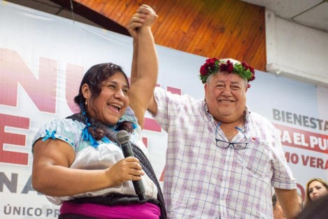 El pre candidato al Senado por la coalición Sigamos haciendo historia en Veracruz, Manuel Huerta,  cerró su precampaña la tarde de este jueves en Xalapa. 