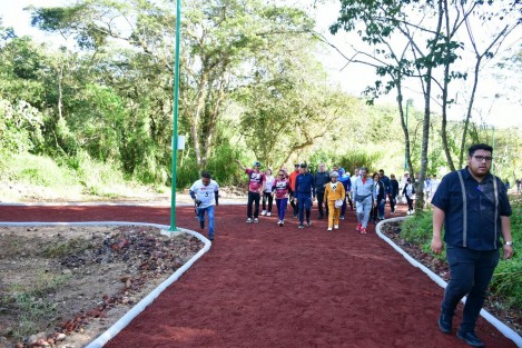 El Gobernador del Estado Ing. Cuitláhuac García Jiménez, la Directora General del Instituto Lic. Daniela Griego Ceballos y las representaciones sindicales integrantes del Consejo Directivo del IPE, inauguraron la segunda etapa del Sendero Garnica, circuito con extensión de 1 km,  pensado para la recreación y el ejercicio de derechohabiencia activa y pensionista.