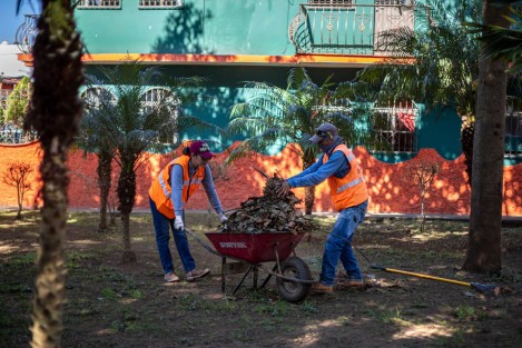 Con el fin de   conservar en buen estado las áreas verdes y  promover la recuperación del espacio público, este sábado personal de la Dirección de Medio Ambiente realizó la sexta Jornada Comunitaria en la Unidad Magisterial y la unidad habitacional Xalapa 2000. 