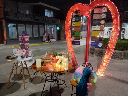 Sus comercios se vieron afectados por el cierre de las calles durante el tiempo que duró la obra, que hoy brinda un espacio agradable, pero en el que disminuyeron  sus ventas. Por ello invitan a consumir sus productos, como son: pasteles, pizza, ropa, lentes, café, etc.y hasta shots.

