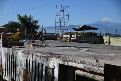 Así lucen los avances de la remodelació del  Ágora de la Ciudad. 