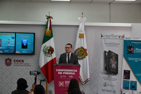 Integrantes del Colegio de Veracruz (COLVER) invitaron a la presentación de El Museo de la Lectura 2024 a realizar el próximo cuatro de marzo en el museo Mana de esta ciudad.