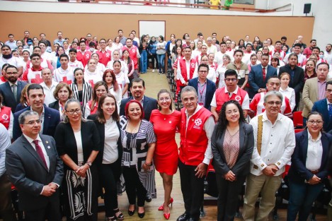Este jueves dio inicio la Colecta Estatal de la Cruz Roja 2024, con una ceremonia en el auditorio Silvestre Moreno Cora, del Palacio de Gobierno. 