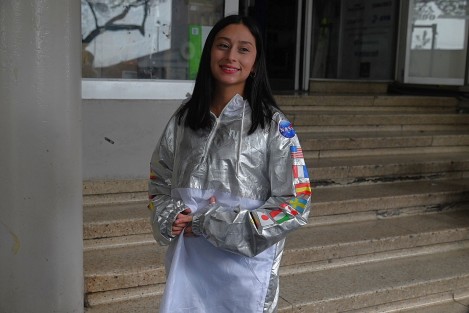 Presentó  un proyecto sobre telemonitorización de astronautas desde la Estación Espacial Internacional. Su proyecto fue aceptado y seleccionada como candidata para representar a México en la NASA. 
