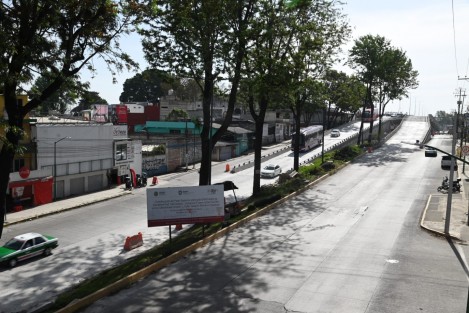 Desde el dia de de ayer se abrio la circulacion del puente Heberto Castillo, con algunos detalles pendientes.
