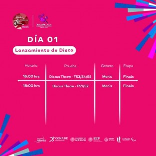 A partir de este viernes a las 16:00 horas inician las actividades formales del Grand Prix de Para Atletismo Xalapa 2024.  A la par de competencias habrá un foro cultural con un elenco artístico.