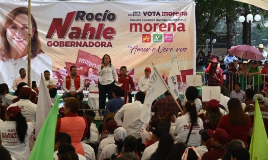  La candidata a la gubernatura de Morena, PT, Partido Verde y Fuerza por México en Veracruz, Rocío Nahle García aseguró que en su administración el apoyo al campo sera prioridad y uno de los programas  para lograrlo será Créditos a la palabra. 