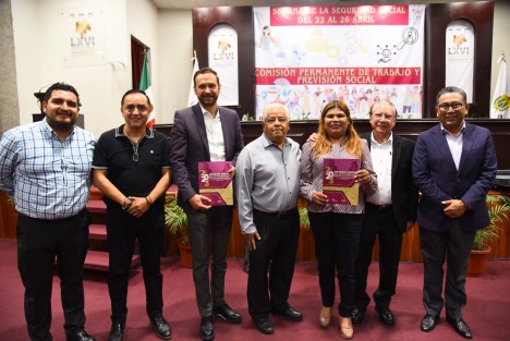 Como parte de las actividades de la Semana de la Seguridad Social, la presidenta de la Comisión Permanente de Trabajo y Previsión Social de la LXVI Legislatura, diputada Gisela López López, destacó la importancia de conocer a detalle las atribuciones y funcionamiento del Instituto de Pensiones del Estado (IPE).