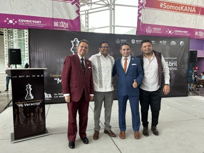 Este fin de semana el museo Kaná de la ciudad e Xalapa, alberga el Campeonato Nacional de Ajedrez, Mi Veracruz. 