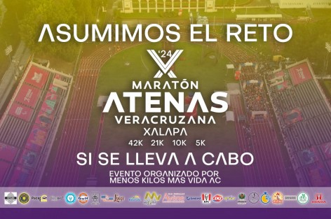 Luego de dime y diretes, el maratón Atenas Veracruzana sí se realizará este domingo, por lo que los organizadores informaron el cierre de calles y horarios para quienes suelen transitar muy temprano los domingos. Tome precauciones.