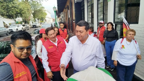 Con el respaldo de Morena, Partido del Trabajo (PT) y Partido Verde Ecologista de México (PVEM) el Prof. Ramón Díaz Ávila  candidato a la diputación local de la coalición Sigamos Haciendo Historia por el distrito de Coatepec, arrancó su compaña.