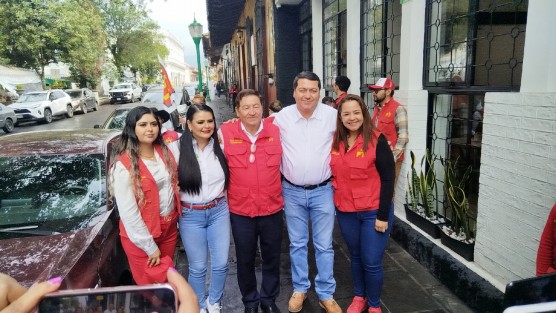 Con el respaldo de Morena, Partido del Trabajo (PT) y Partido Verde Ecologista de México (PVEM) el Prof. Ramón Díaz Ávila  candidato a la diputación local de la coalición Sigamos Haciendo Historia por el distrito de Coatepec, arrancó su compaña.