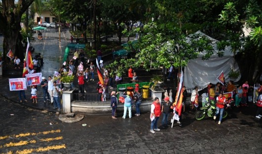Con el respaldo de Morena, Partido del Trabajo (PT) y Partido Verde Ecologista de México (PVEM) el Prof. Ramón Díaz Ávila  candidato a la diputación local de la coalición Sigamos Haciendo Historia por el distrito de Coatepec, arrancó su compaña.