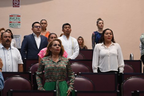 Aspectos de la sesión del Congreso local
