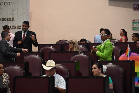 Aspectos de la sesión del Congreso local