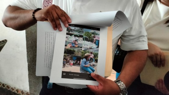 El representante de MORENA ante el OPLE, Gabriel Zúñiga, denunció la supuesta entrega de despensas para promocionar a Pepe Yunes. 