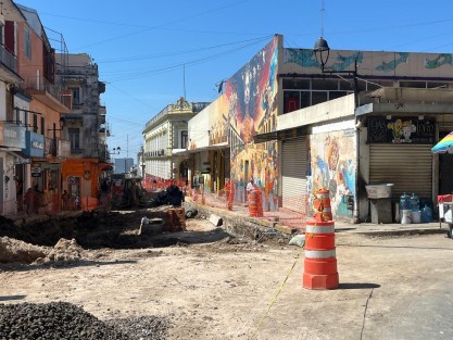 No se publicitan las obras... pero van avanzando. Así la rehabilitación de Lucio. 