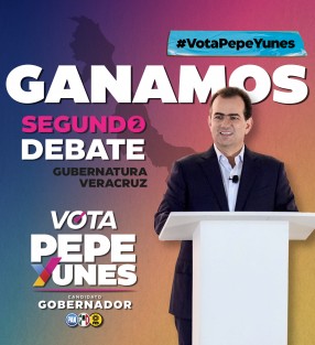 Misma confianza expresó José Yunes en sus redes sociales. Una vez más  SegundoDebate con la VERDAD y propuestas claras por y para las familias veracruzanas.  