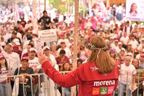 Me va a faltar vida para agradecerles a todos pero sobre todo a las veracruzanas por su solidaridad, su respaldo, por todo lo que me han dado en esta campaña, pero sobre todo en esta violencia política, en esta guerra de odio e indigna que trae el PRIAN.