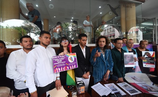 Integrantes de la comunidad LGBTTIQ+ hablaron sobre las propuestas de José Yunes para el sector. 