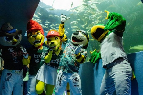 Este fin de semana, jugadores, familiares y equipo del Juego de las Estrellas 2024, y también a El Águila de Veracruz, estuvieron en el Aquarium del Puerto de Veracruz, donde convivieron con visitantes. 