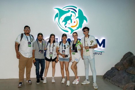 Este fin de semana, jugadores, familiares y equipo del Juego de las Estrellas 2024, y también a El Águila de Veracruz, estuvieron en el Aquarium del Puerto de Veracruz, donde convivieron con visitantes. 