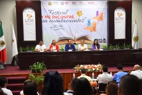 La presidenta de la Comisión Permanente de Educación y Cultura de la LXVI Legislatura del estado, diputada Illya Dolores Escobar Martínez, participó en la segunda edición del festival Y me encontré... un cuentacuentos en la fase regional Primaria Baja, organizado por la Dirección General de Educación Primaria Estatal de la Secretaría de Educación de Veracruz (SEV). 
