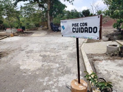 Al visitar el sitio donde posiblemente sería construido el Semefo  se puede constar del abandono que sufre esa área donde incluso hay restos de ataúdes abandonados con olores fetidos y restos de envases de solvente y bebidas alcoholicas.