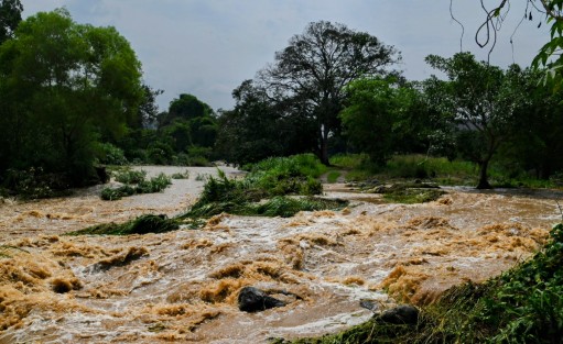 Así los ríos de respuesta rápida después de las lluvias en los alrededores de Actopan. Los habitantes comentan  que si siguen las lluvias, habría desbordamientos