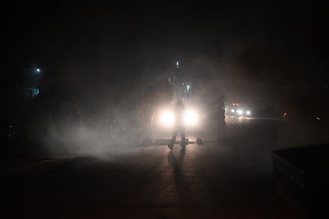 Pobladores se mostraban enardecidos por la muerte de dos hermanos, luego del enfrentamiento contra elementos de la Guardia Nacional, Policía Estatal y Fuerza Civil que intentaron desalojarlos. 